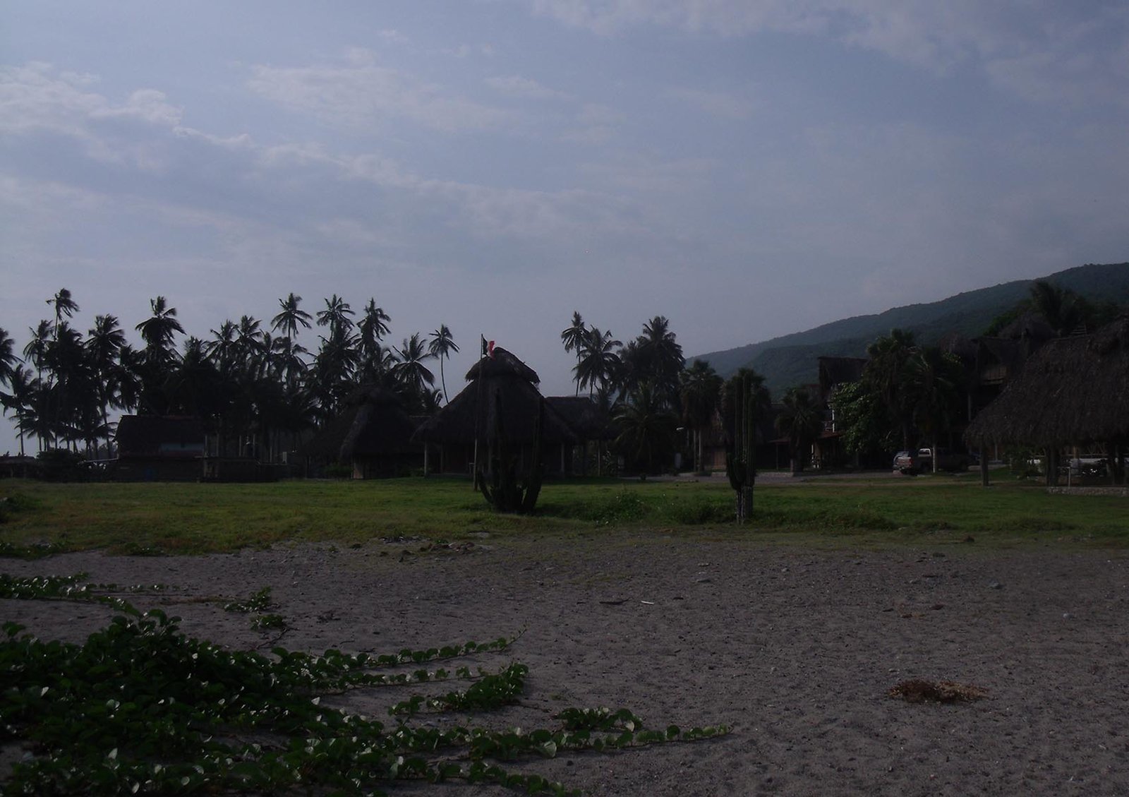 Panorámica de La Ticla en la costa del Pacífico de Michoacán