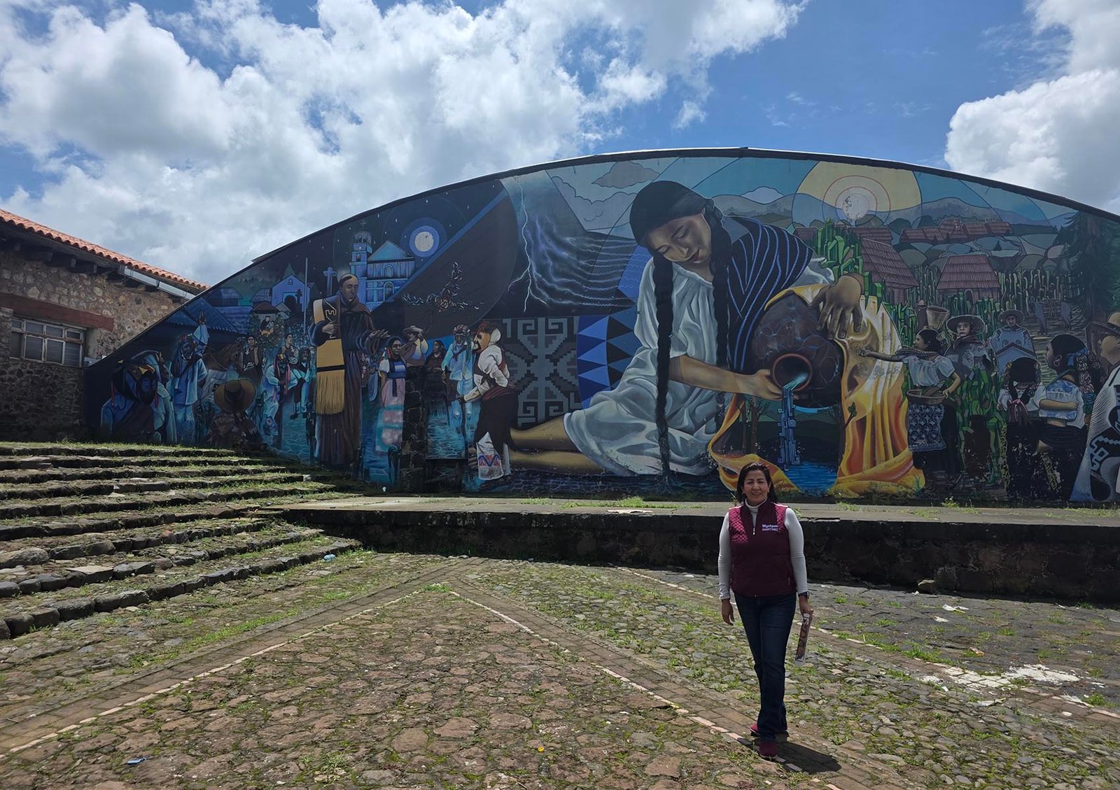 Mural en Charapan, Michoacán
